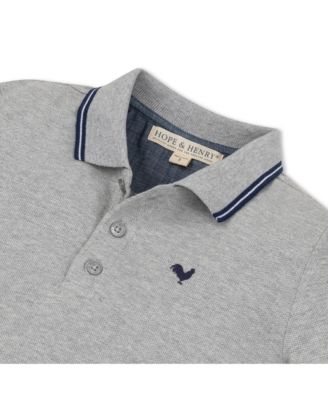 Baby Boys Short Sleeve Knit Pique Polo Shirt