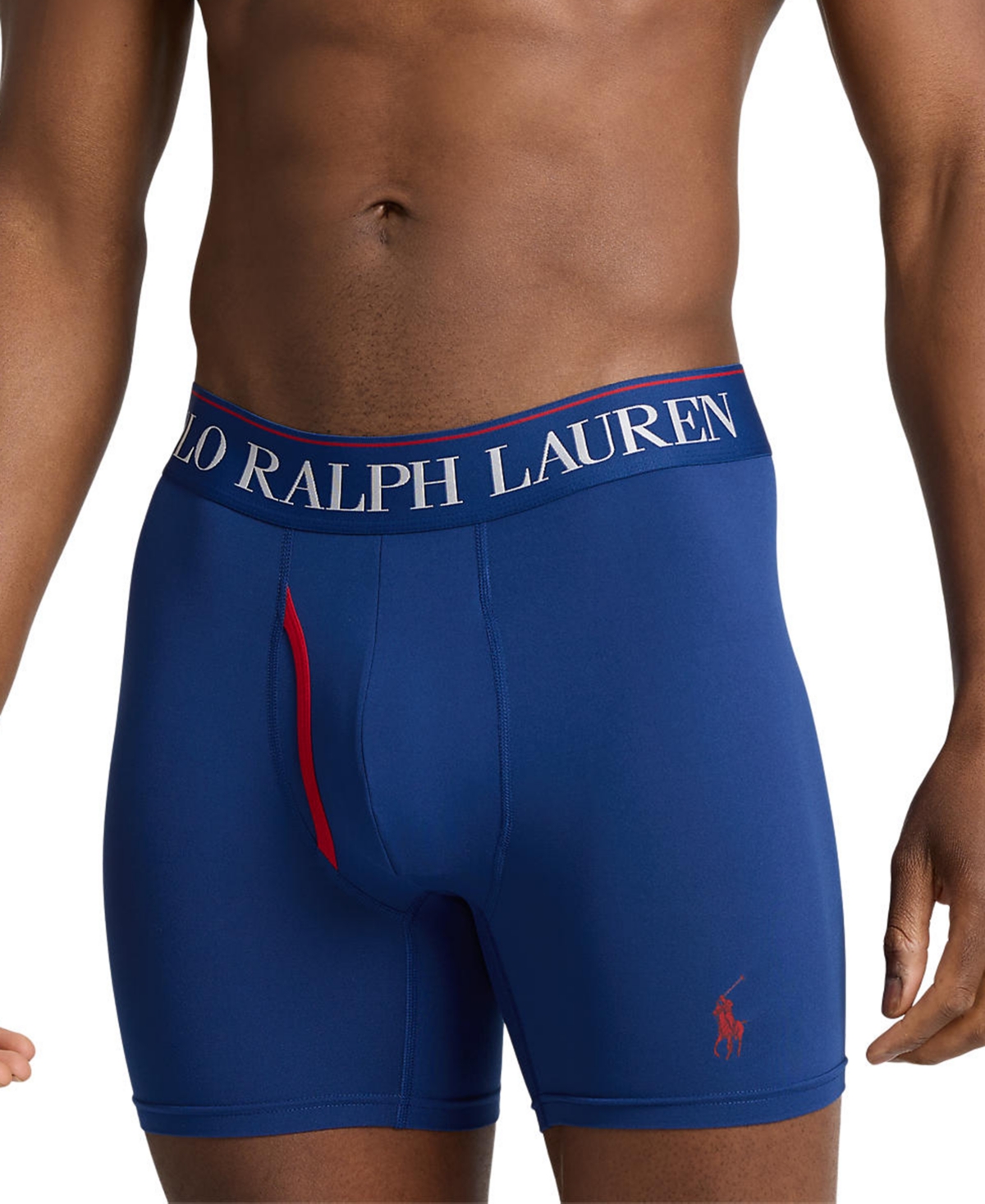 Polo Ralph Lauren Men's 3-Pk. 4D-Flex Cooling Microfiber Boxer Briefs - HARRISON BLUE, POLO SP