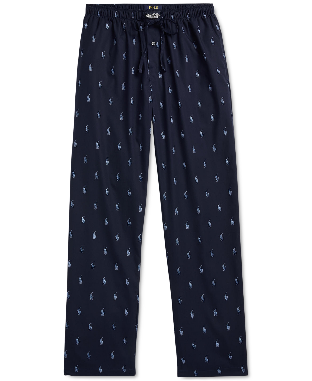 Polo Ralph Lauren Men's Woven Pony-Print Pajama Pants -SUMMER BLUE ALL OVER POLO PL