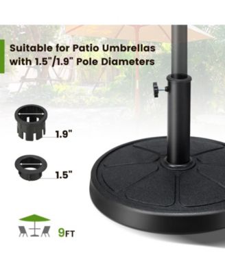 31LBS 18 Inch Round Outdoor Umbrella Base