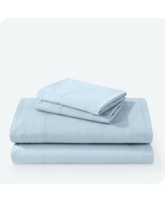 Ultra-Soft Sandwashed Microfiber 4 Piece Sheet Set, Queen