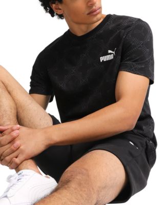 Puma - Men's Logomania Allover Logo Print T-Shirt