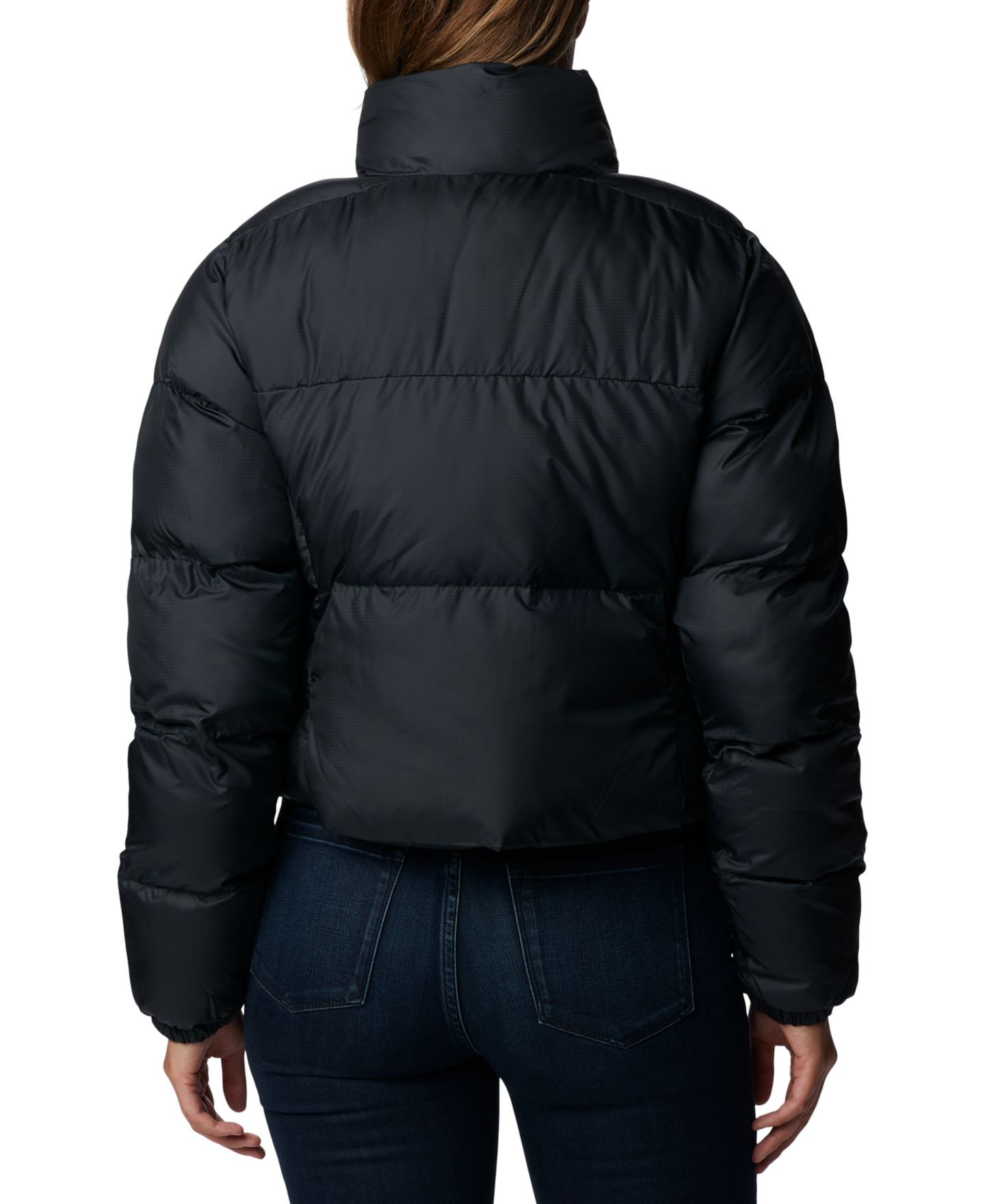 Женская куртка Columbia Puffect Cropped Jacket, цвет: Чёрный — фото 8
