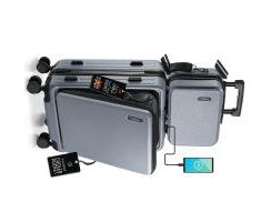 22" Hard Shell Lightweight Carry On Luggage Airline Approved with Smart Organization and Attachable Cosmetic Case