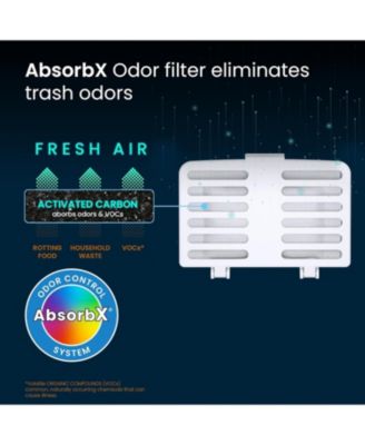 AbsorbX Odor Removal Kit Stick On Deodorizer Filters Eliminate Trash Can Diaper Pail Smell