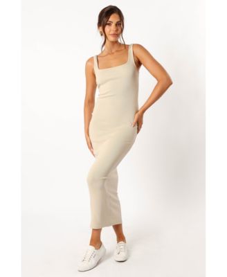 knee length dresses for ladies Cynthia Maxi Dress- Burgundy