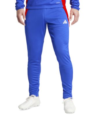 Adidas pants with blue stripes on sale