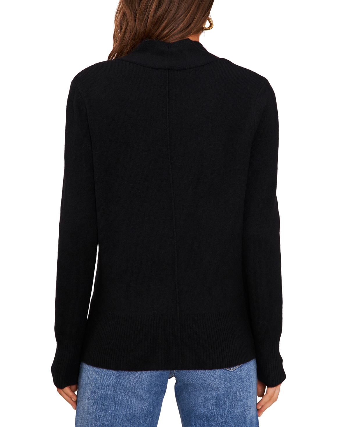 1.state Women's Surplice V-Neck Faux-Wrap Sweater