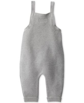 Baby Organic Cotton Sweater Knit Overalls