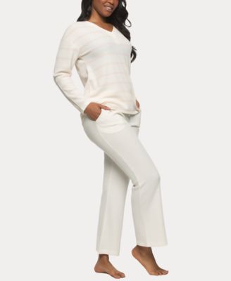Women's Jolie V-Neck Henley and Pant Lounge Set