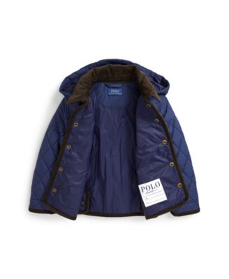 Toddler and Little Boys Hooded Barn Jacket
