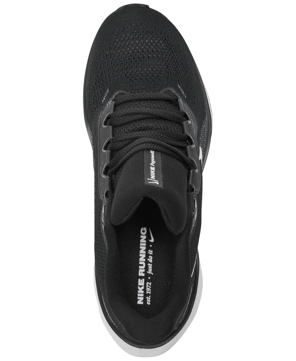 Nike Pegasus Easyon Running Shoe In Black,white