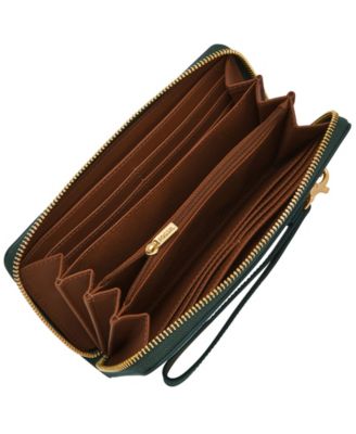 Lennox Leather Zip Continental Wallet