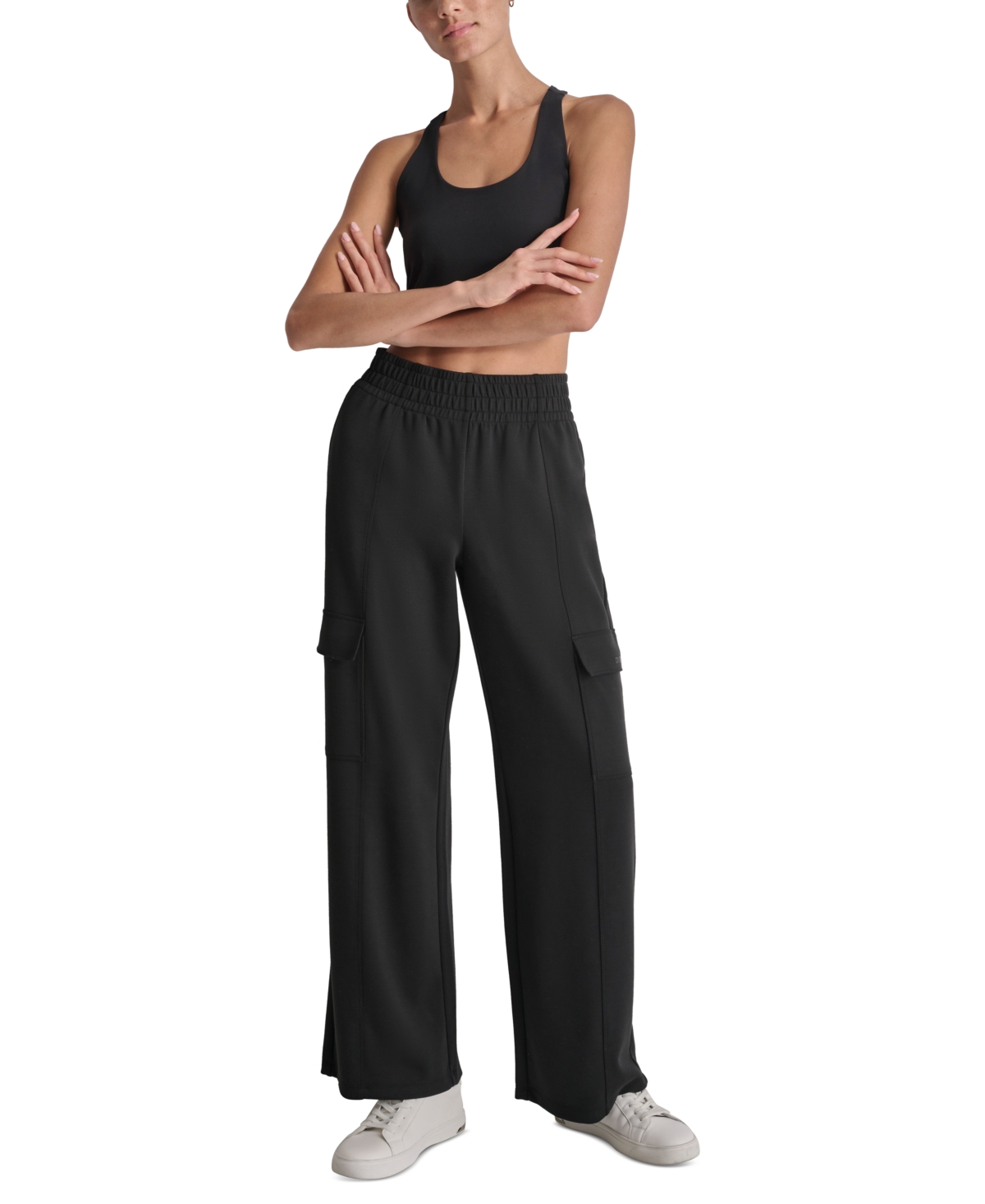 Dkny Sport Women's Highline Scuba Cargo Pants