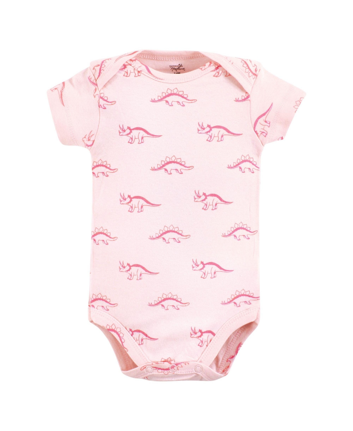 Touched by Nature Baby Girls Organic Cotton Bodysuits, - Retro dino