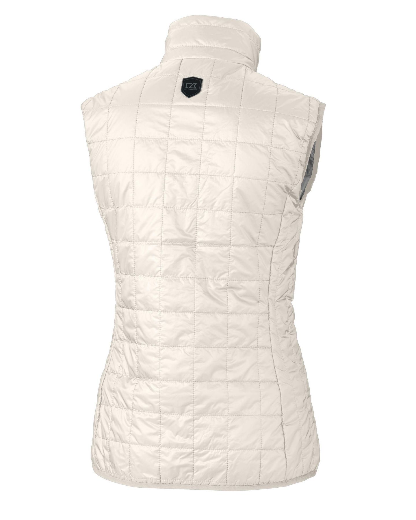 Женский жилет Cutter & Buck Rainier PrimaLoft Eco Insulated Full Zip Puffer Vest, цвет: Кокосовый — фото 7
