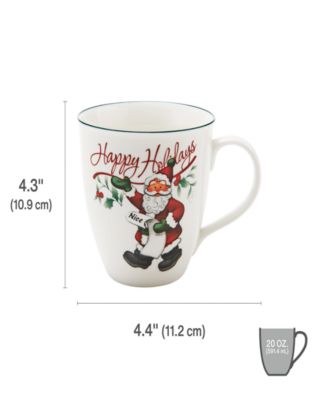 Naughty & Nice Mugs, Set of 2