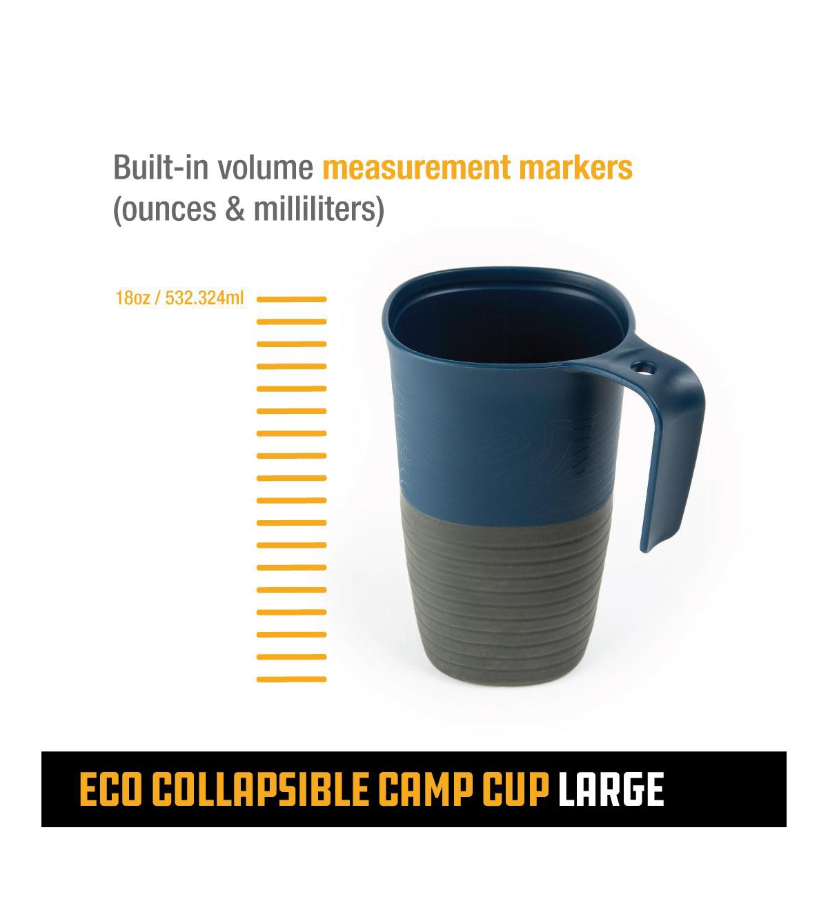 Uco Eco Collapsible Camp Cup Large, 2-Pack