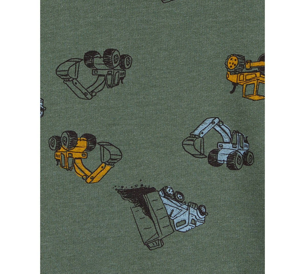 Carter's Toddler Boys Construction Trucks Printed French Terry Sweatshirt