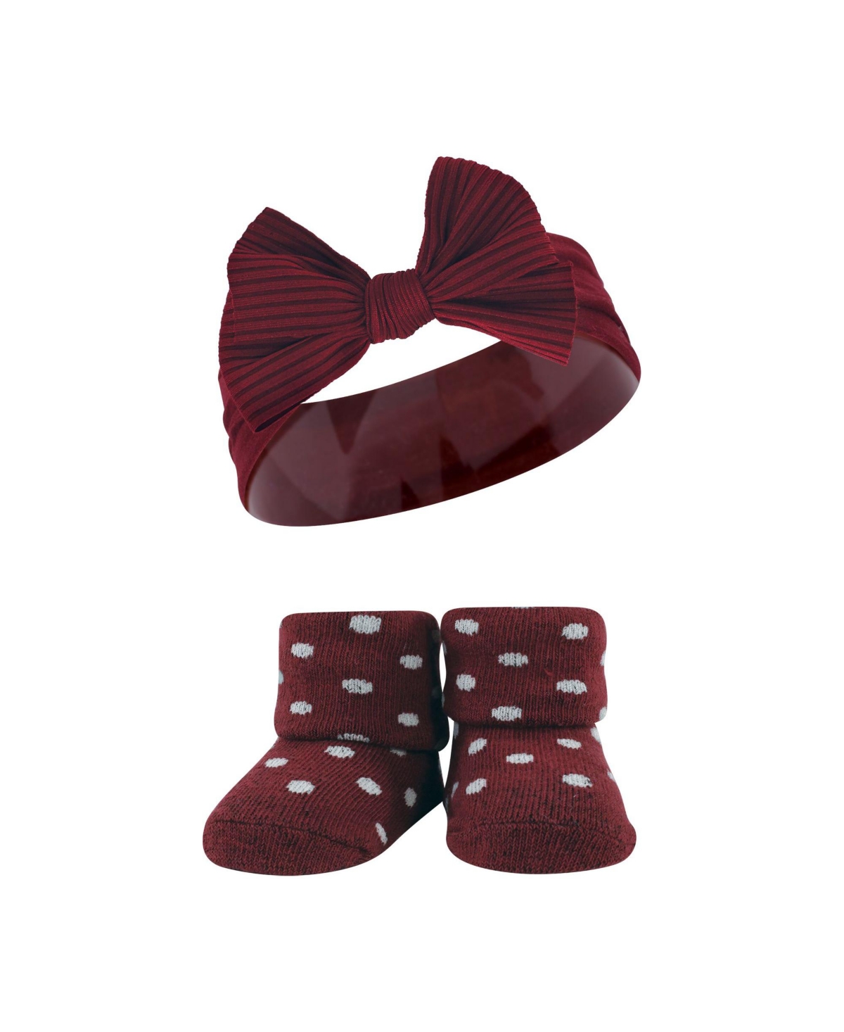Hudson Baby Girls Delightful Duo Gift Headband and Socks