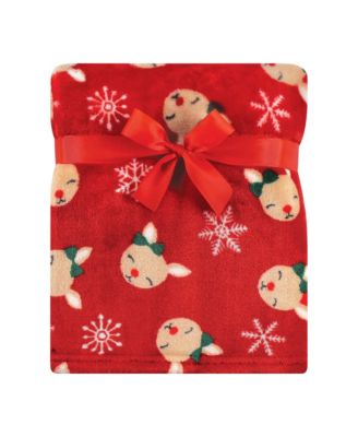 Girls Plush Blanket with Security Blanket