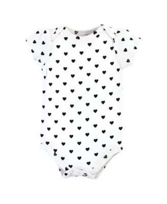 Hudson Baby Baby Girls Hudson Cotton Bodysuits, Mama Heart