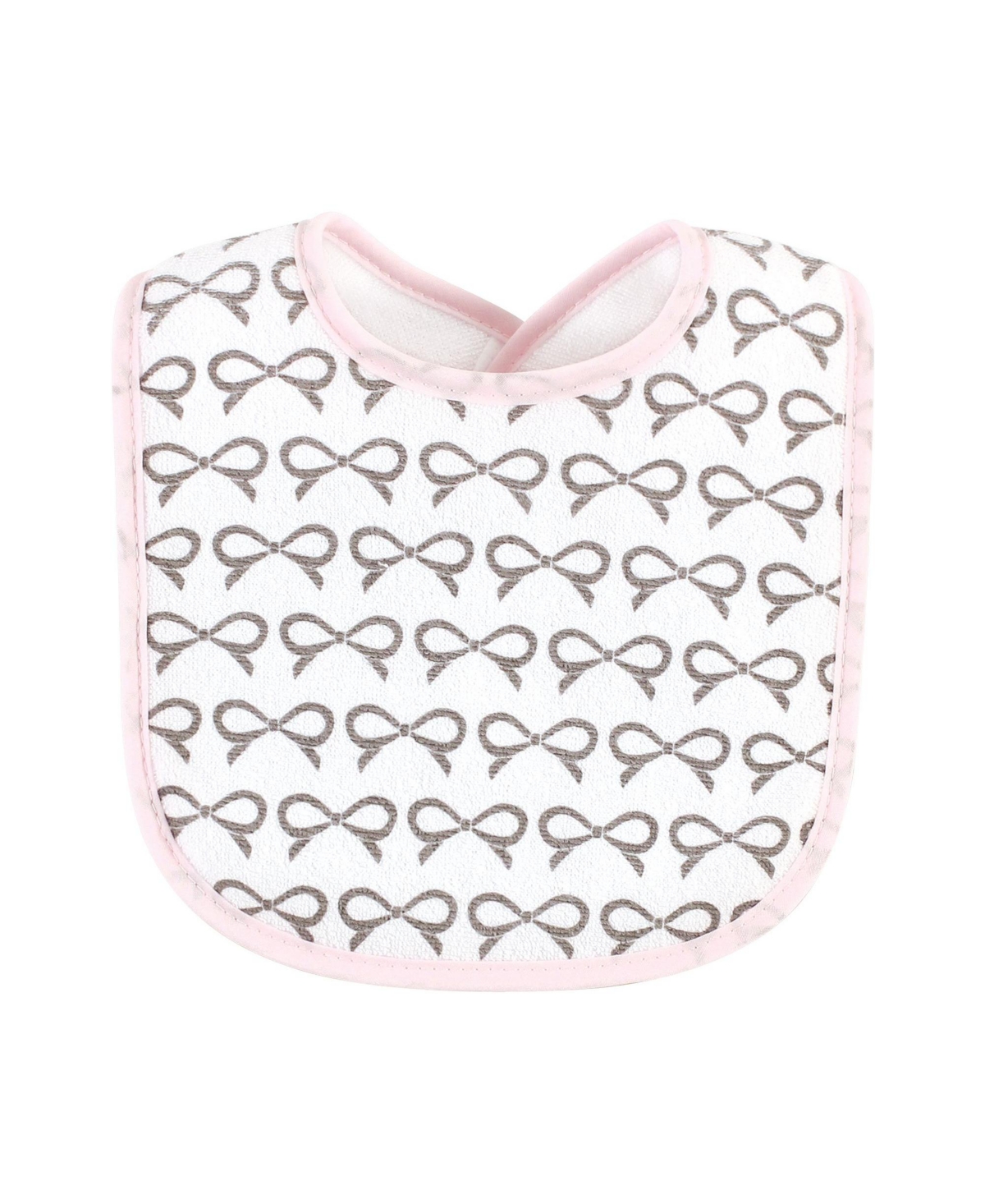 Hudson Baby Infant Girl Fiber Filled Drooler Bibs 3pk, Grandmas Favorite Heart, One Size