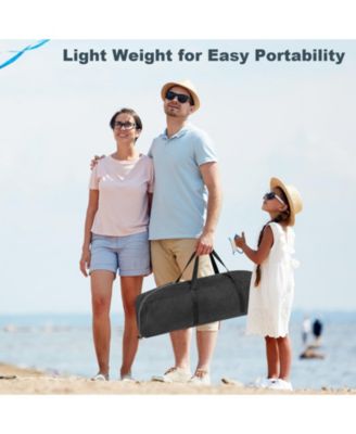 2 Rooms Oversize Privacy Shower Tent with Removable Rain Fly and Inside Pocket