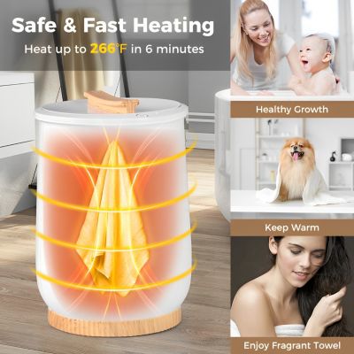 20L LED Display and Button Control Large Heated Towel Warmer