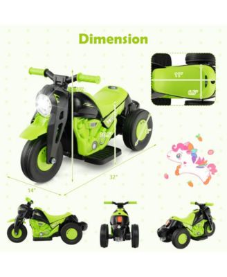 6V Kids Electric Ride on Motorcycle with Bubble Maker and Music