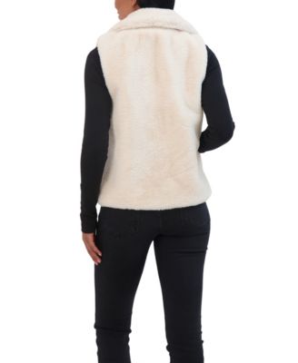 Women's Faux Fur Notch Collar Vest
