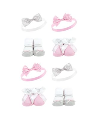 Baby Girls Hudson 8Pc Headband and Socks Set