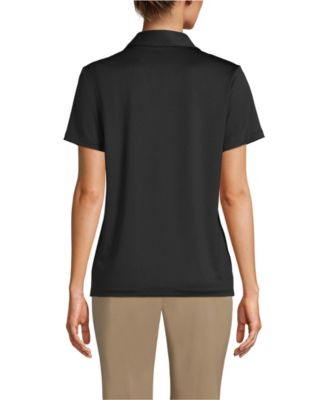 Women's Short Sleeve Rapid Dry Sport Neck Polo Shirt