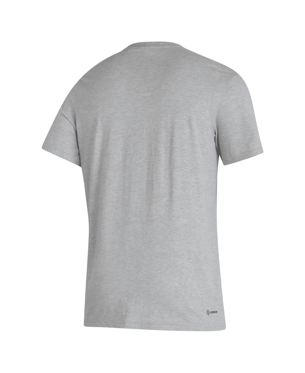 Adidas Men'sWashington Huskies Primary Locker Logo Pre-Game Aeroready T-Shirt - Gray