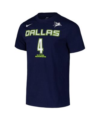 Men's and Women's Jacy Sheldon Navy Dallas Wings 2024 WNBA Draft Name Number T-Shirt