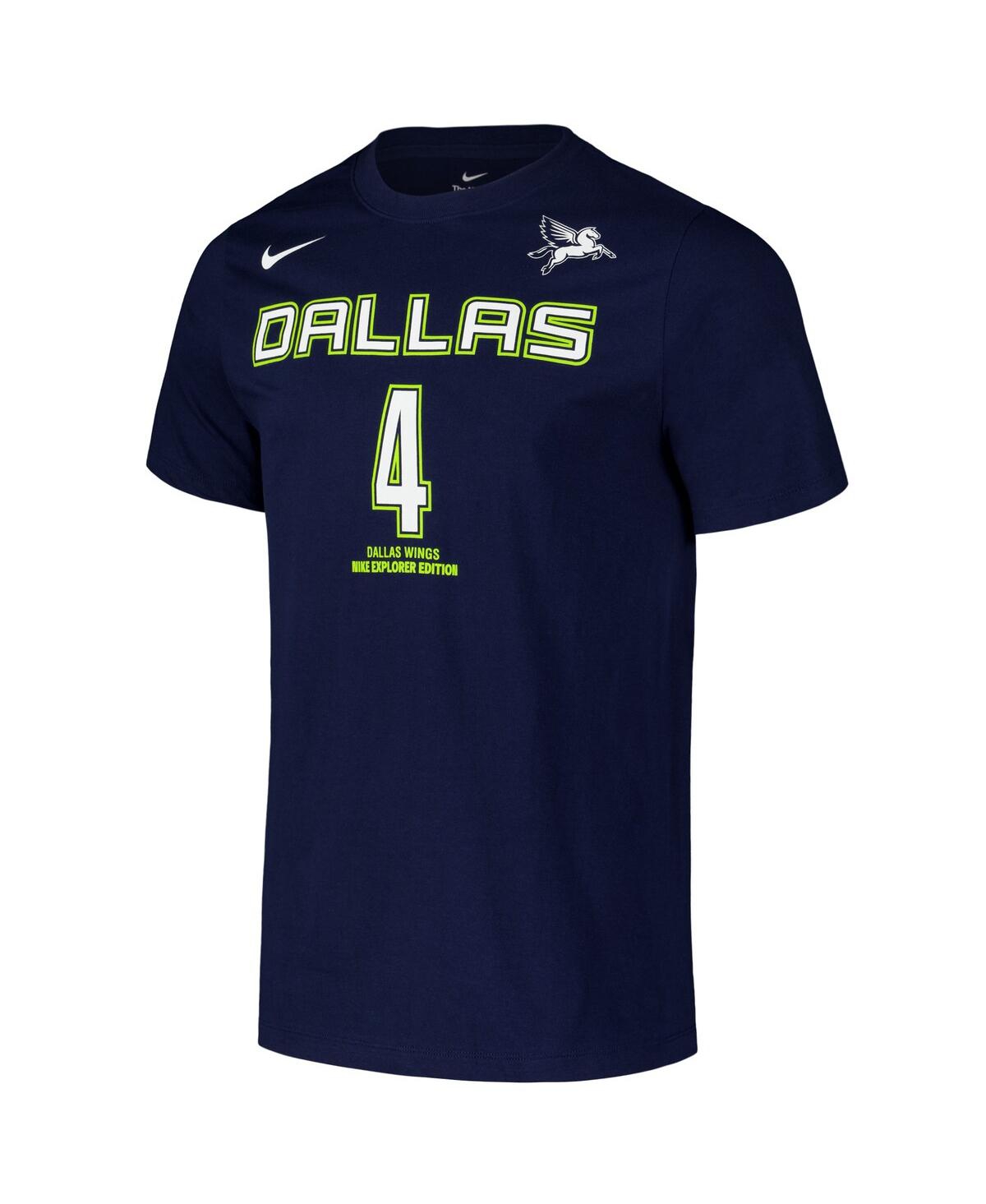 Nike Men's And Women's Jacy Sheldon Navy Dallas Wings 2024 Wnba Draft Name Number T-shirt In Navy