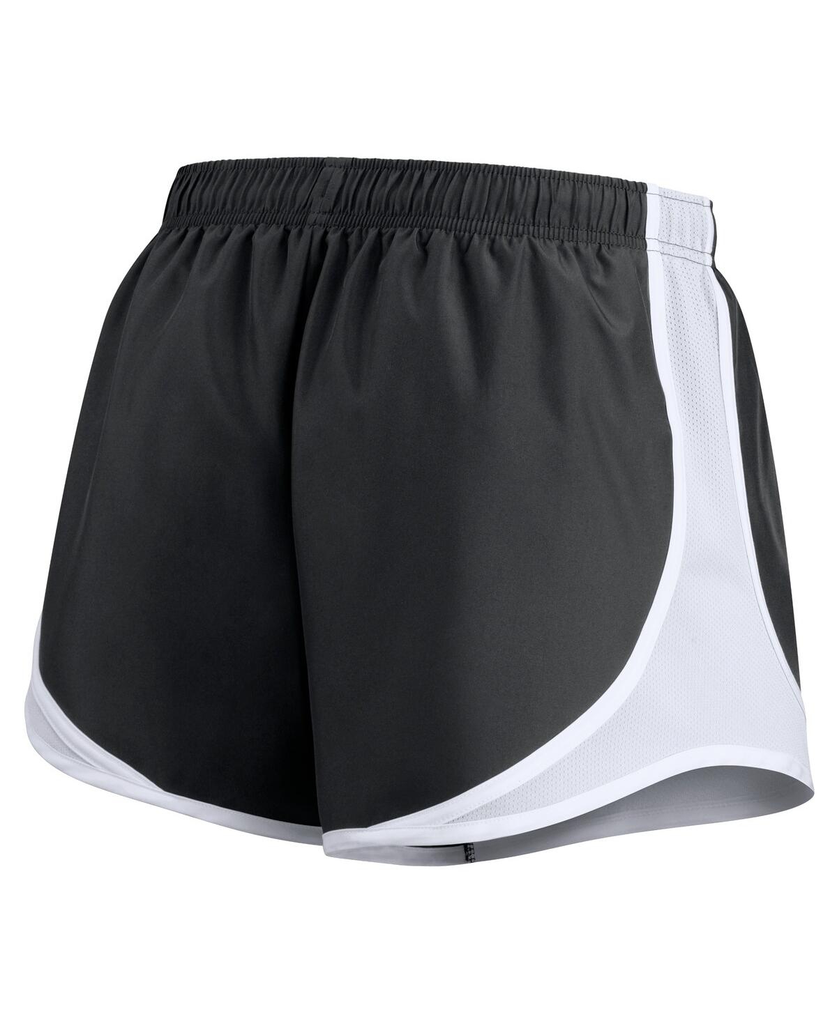 Nike New Orleans Saints Tempo  Women's Dri-fit Nfl Shorts In Black,white