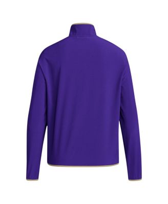 Men's Purple Washington Huskies Coaches Sideline Half-Zip Jacket