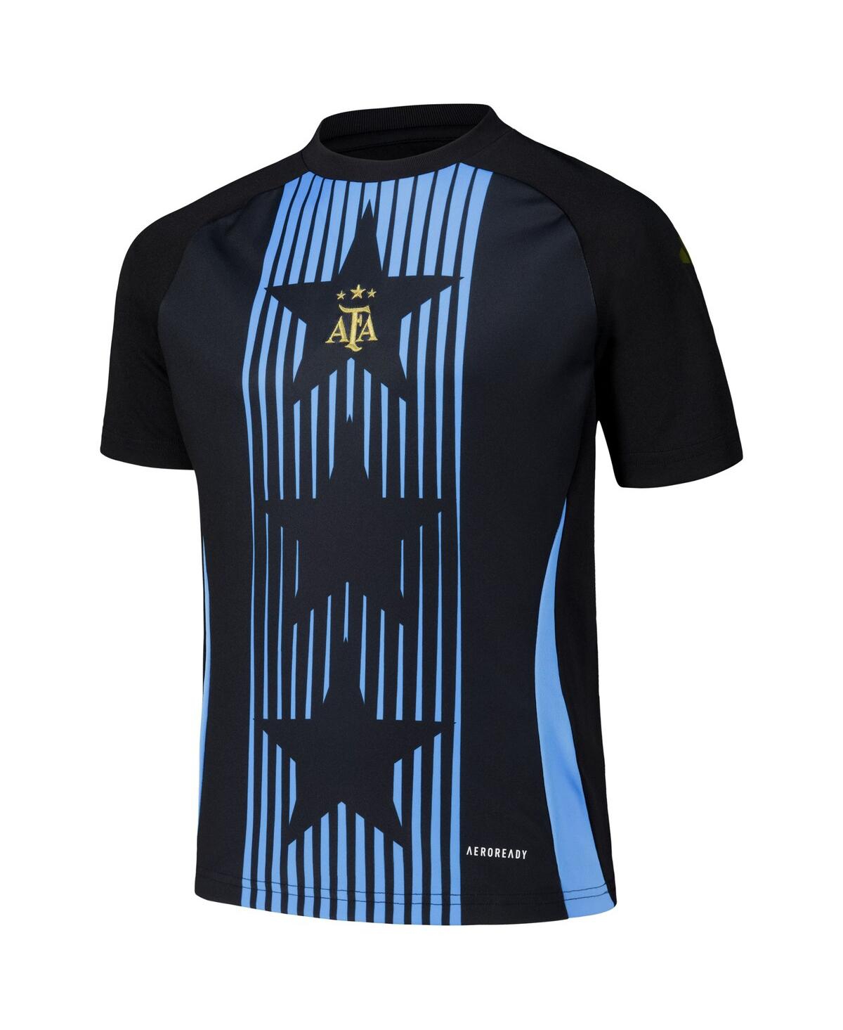 Adidas Big Boys and GirlsArgentina National Team 2024 Pre-Match Top - Black