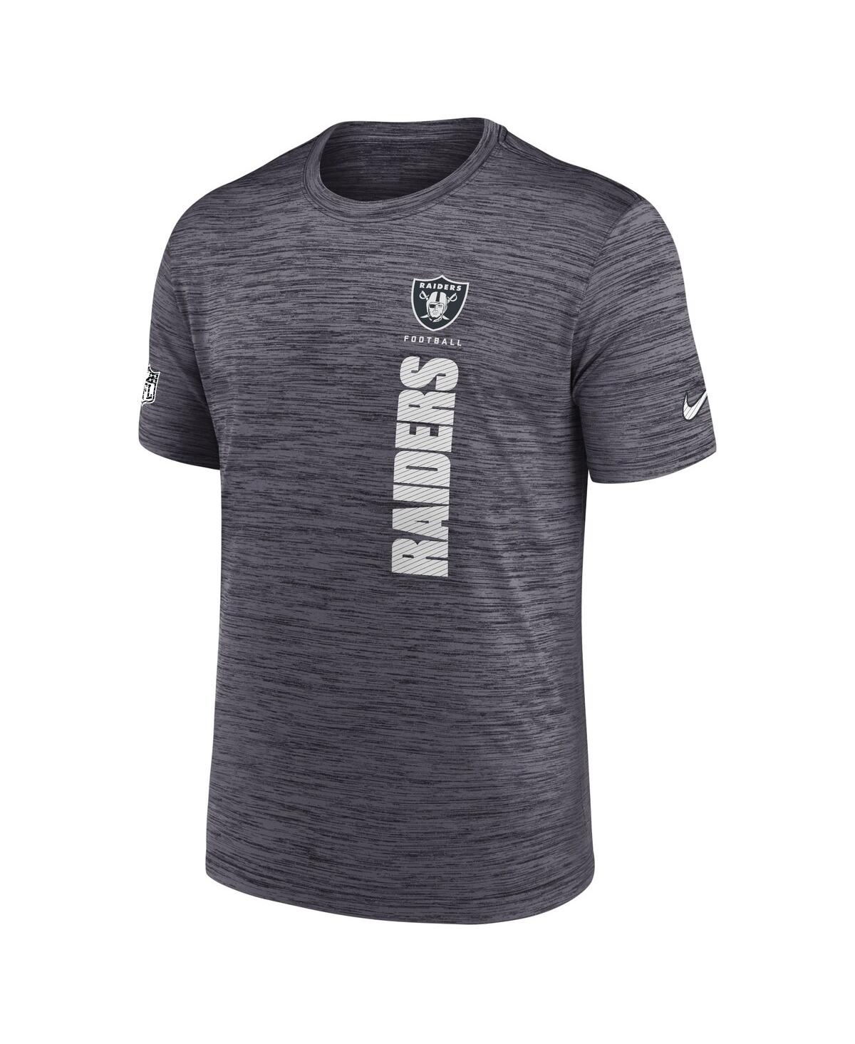 Nike Men's Black Las Vegas Raiders 2024 Sideline Velocity Performance T-shirt In Black