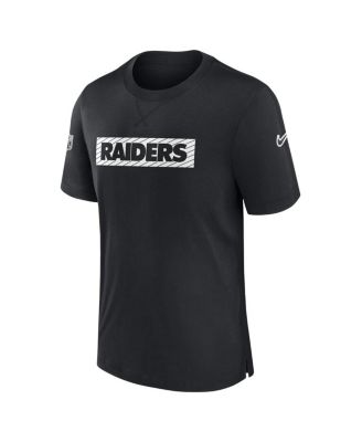 Men's Black Las Vegas Raiders Sideline Player Performance T-Shirt
