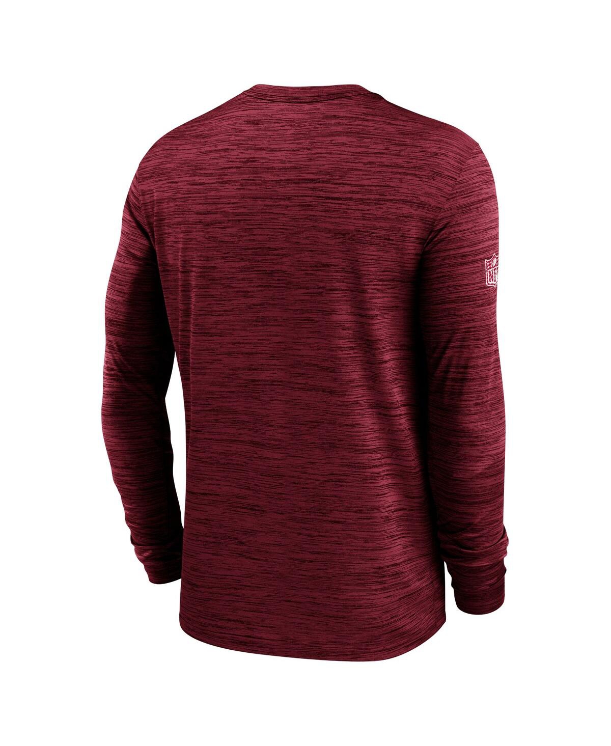 Nike Men'sTampa Bay Buccaneers 2024 Sideline Velocity Performance Long Sleeve T-Shirt - Red