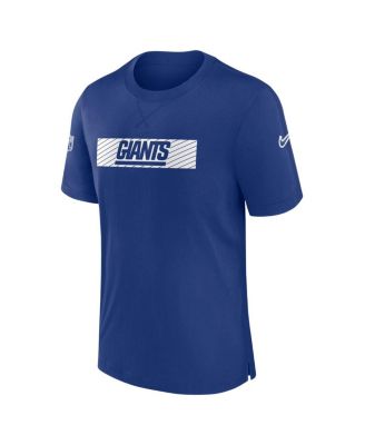 Men's Royal New York Giants Sideline Player Performance T-Shirt