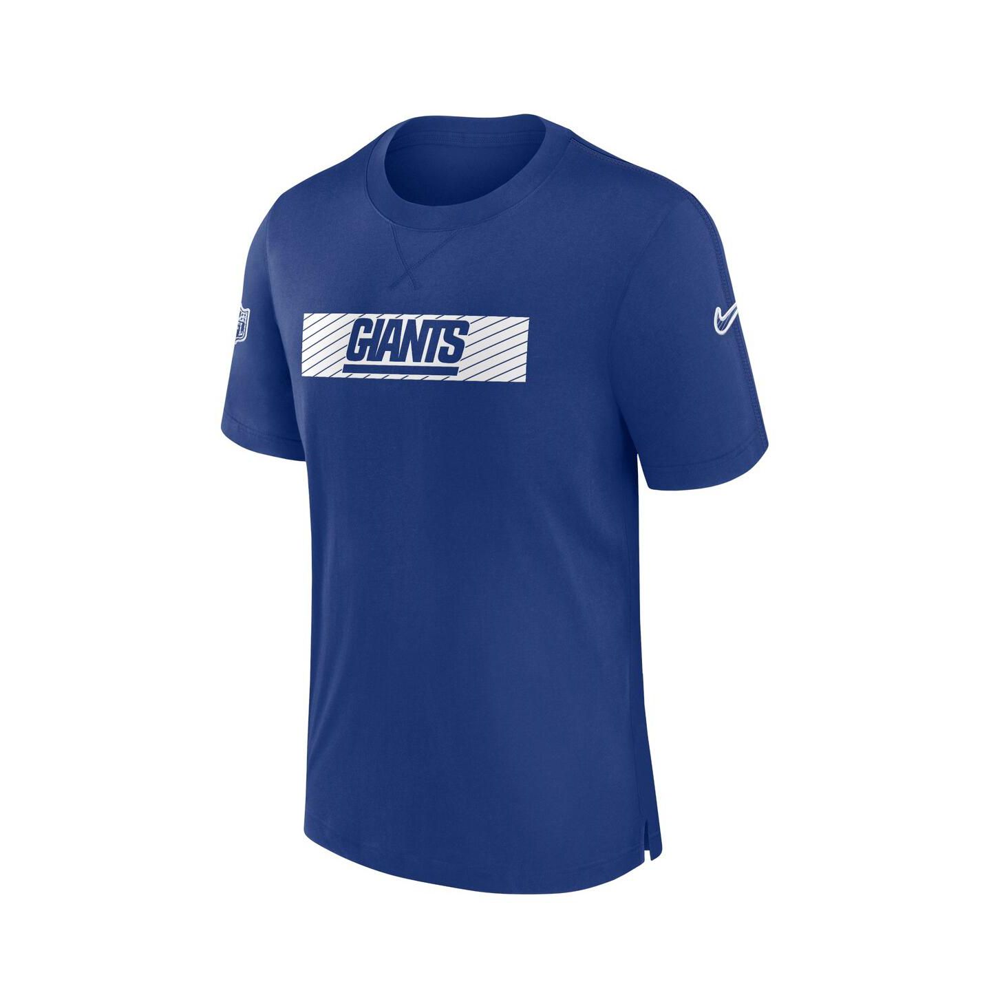 Мужская футболка Nike Royal New York Giants Sideline Player Performance — фото 3