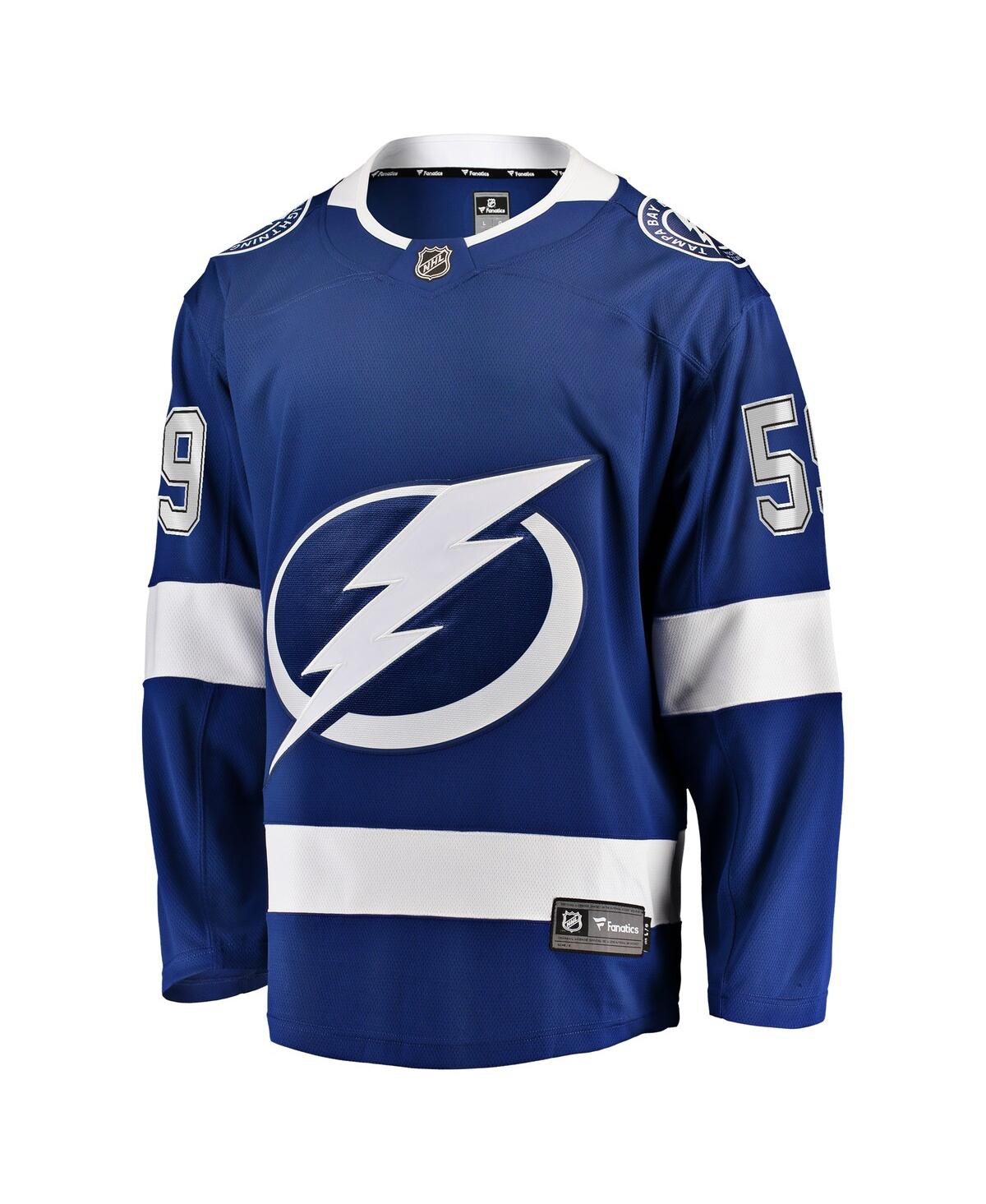Fanatics Men's Jake GuentzelTampa Bay Lightning Home Premier Breakaway Player Jersey - Blue