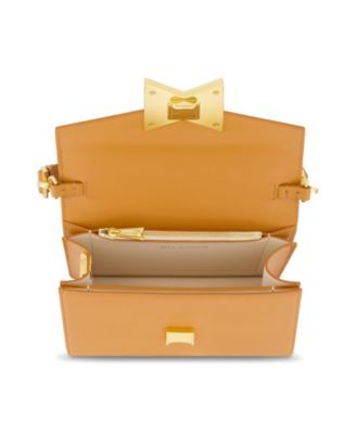 Classic Leather Gold Plated Hardware Shoulder Bag