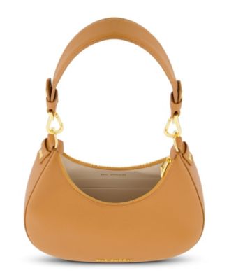 Gold Plated Hardware Grain Leather Hobo Bag