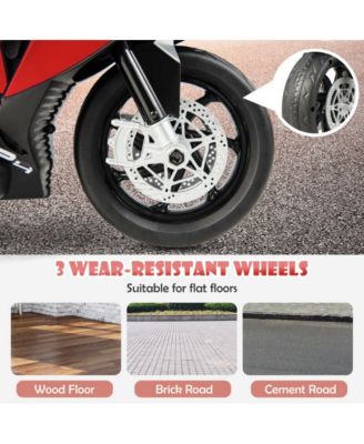 12V Licensed BMW Kids Motorcycle Ride-On Toy for 37-96 Months Old Kids