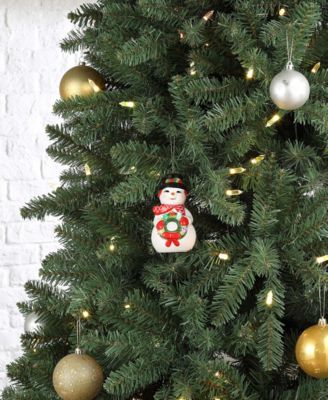 4.5" Ceramic Ornament Snowman