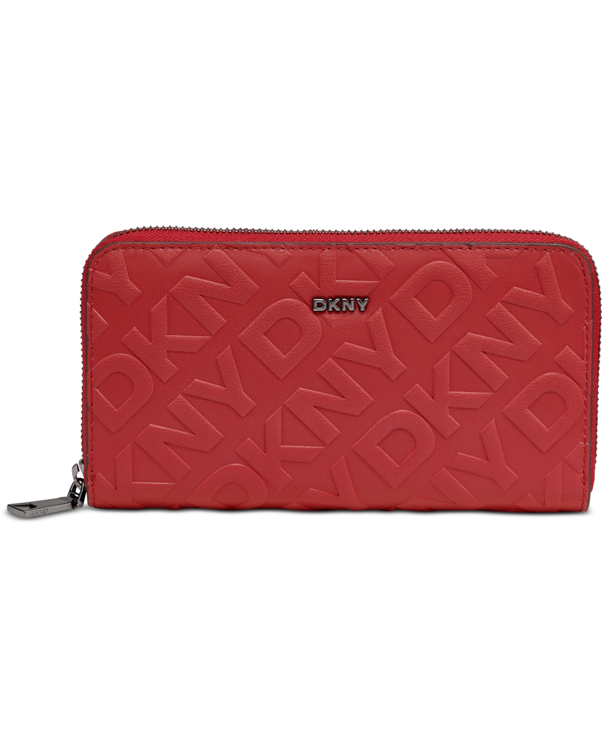 DKNY BOXED ASHLYN LARGE ZIP-AROUND WALLET 